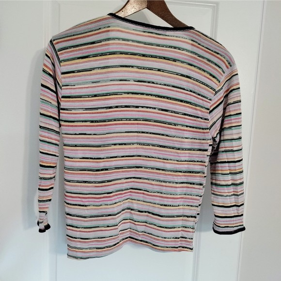 NWOT Sweet & Sinful Candy Striped Cardigan - Picture 2 of 3